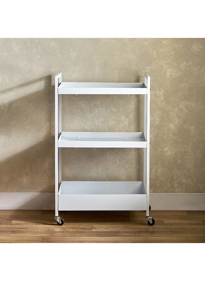 Home Box 3-Tier Storage Cart with Wheels 51 x 85 x 30 cm  - Image 2
