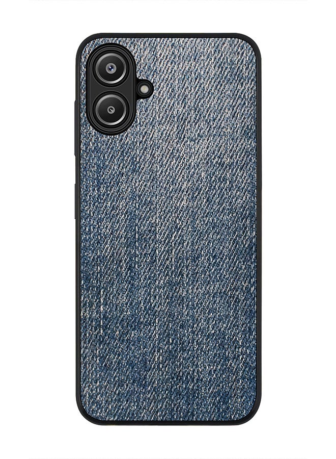 Stylizedd For Samsung Galaxy A06 Case,Slim fit Camera Protection, Shockproof Thin Phone cover - Dark Denim Print - Image 1