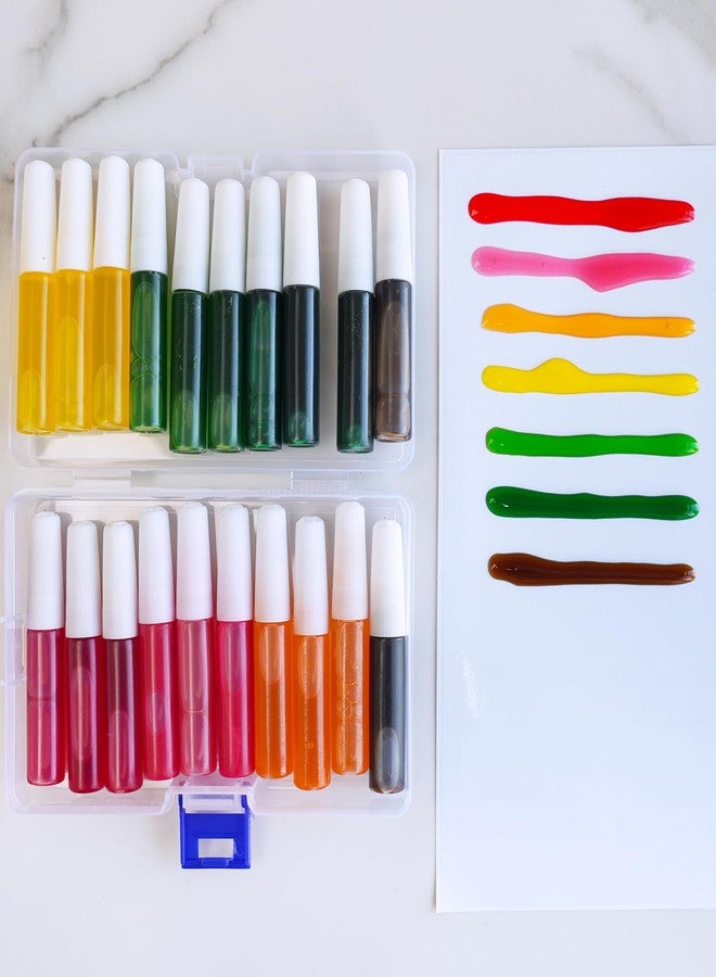 Winlyn 24 Sets Apple Suncatchers Wind Chimes Ornaments Decorations DIY Window Paint Art Sun Catchers Rainbow Apple Painting Craft Kits for Kids Summer Camping Party Classroom Activities Art Project - Image 4