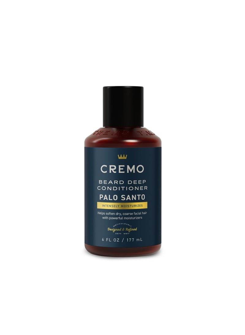 cremo Cremo Palo Santo Beard Deep Conditioner For Men Helps Soften Dry Coarse Facial Hair with Powerful Moisturizers 6 Fl Oz 