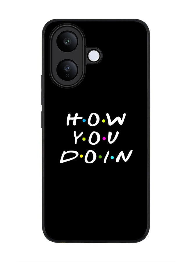 For vivo V60 Lite 5G / V60 Lite 4G Case,Slim fit Camera Protection, Shockproof Thin Phone cover  - How you doin