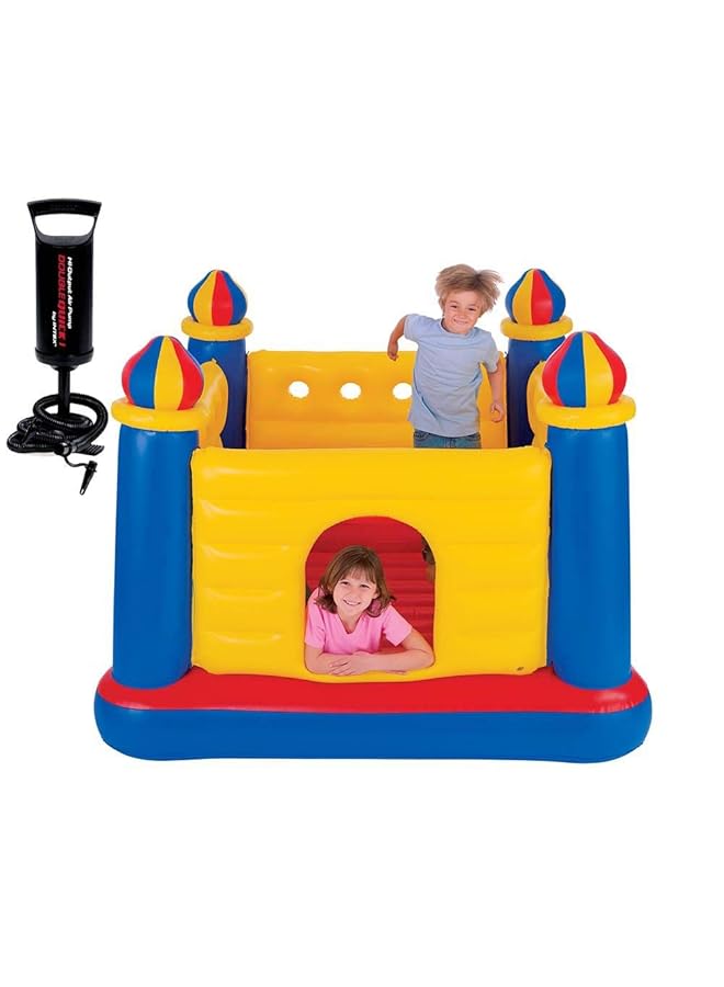 INTEX Jump O Lene Inflatable Castle Bounce Bouncer With Manual Pump 48259 - Image 4