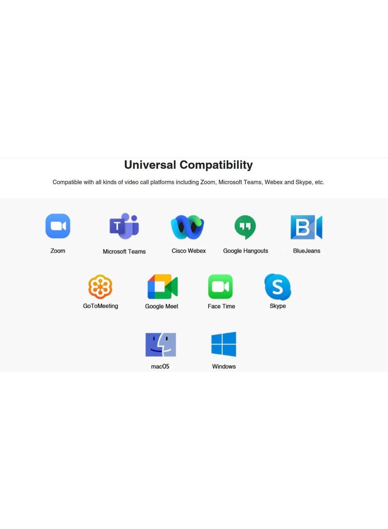 EMEET 1080P Webcam with Microphone, C960 Web Camera, 2 Mics Streaming Webcam, 90°FOV Computer Camera, Plug and Play USB Webcam for Online Calling/Conferencing, Zoom/Teams/Facetime/YouTube, Laptop/PC - Image 4