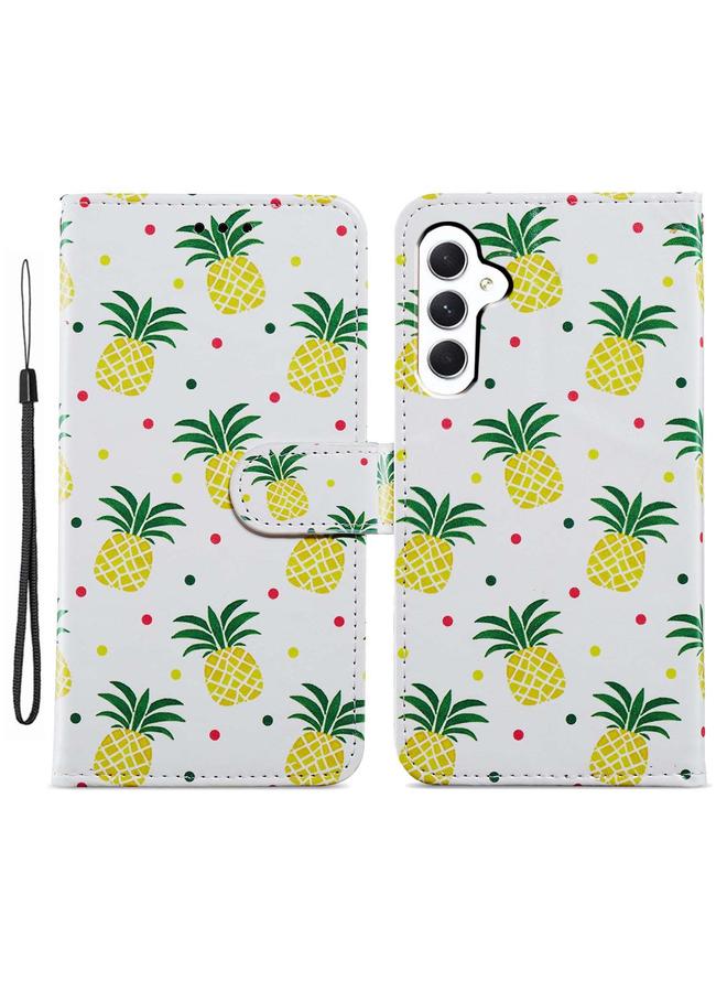 S-TOP Case For Samsung Galaxy A05s Painted Pattern Horizontal Flip Leather Phone Case - Image 1