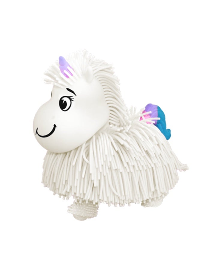 EOLO Jiggly Pets - Unicorn Face Expressions - White - Image 1