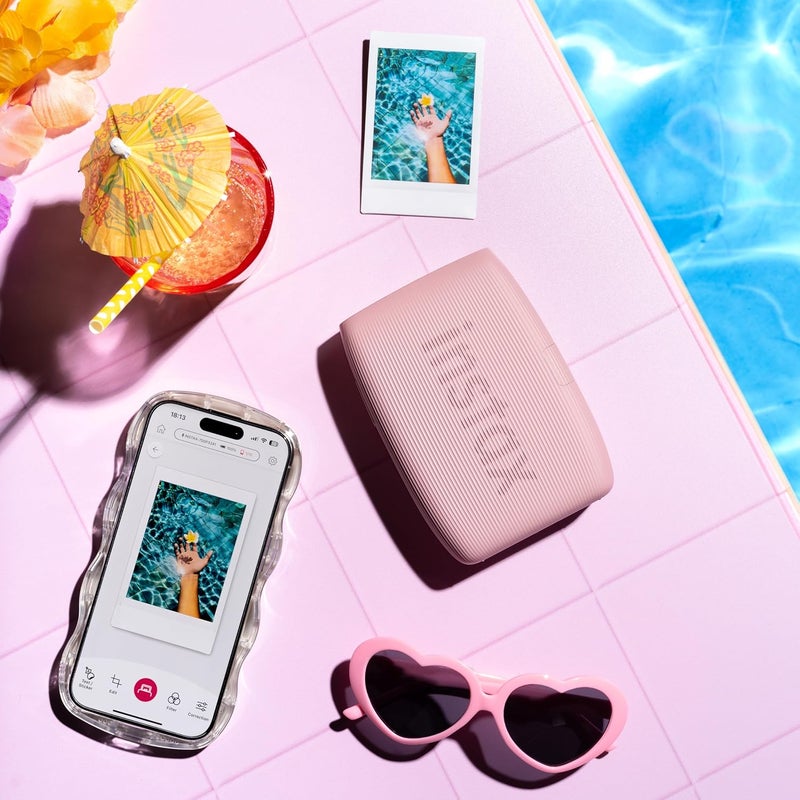 Instax instax mini Link 3 Smartphone Photo Printer, Rose Pink - Image 3