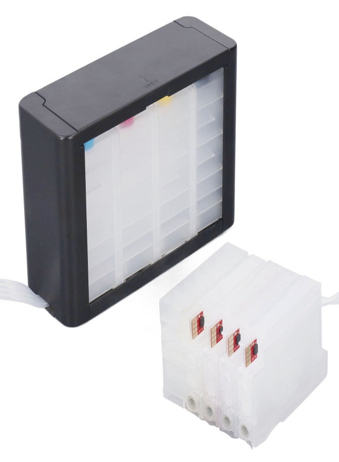 خرطوشة حبر طابعة قابلة لإعادة التعبئة بأربعة ألوان مع شريحة دائمة، مانعة للتسرب، توفر إمدادًا مستمرًا للحبر، متوافقة مع طابعة HP 954 - Image 4