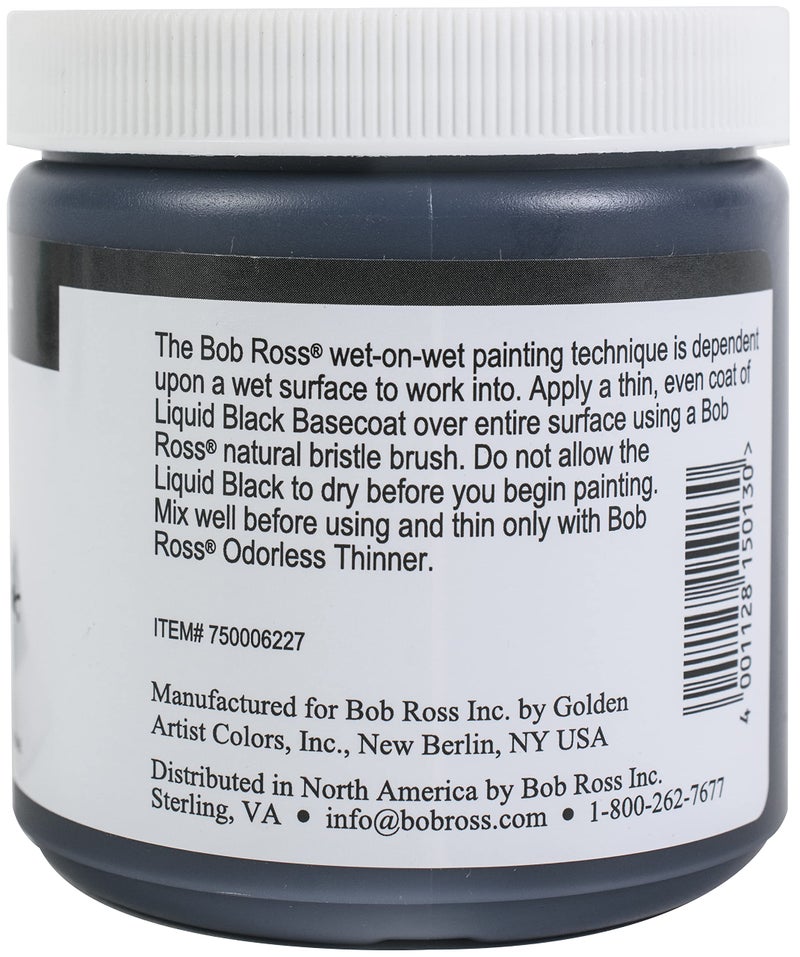 Bob Ross Liquid Black 237ml-Black - Image 2
