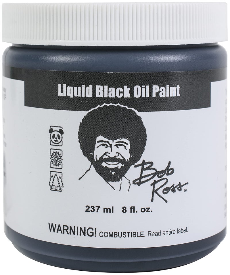 Bob Ross Liquid Black 237ml-Black - Image 1
