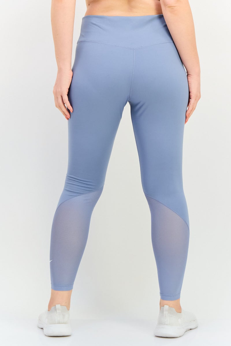 Nike Women Tight Fit Training Leggings, Slate Blue - Image 3