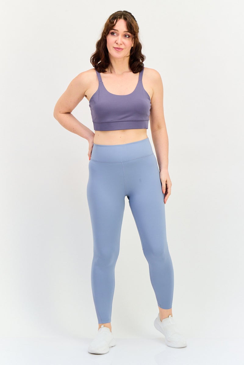 Nike Women Tight Fit Training Leggings, Slate Blue - Image 4