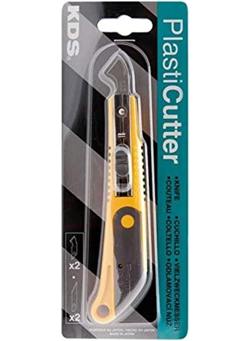 KDS P-11YE Plastic Cutter – Ergonomic Yellow Handle for Acrylic & Plastic Cutting - Image 3