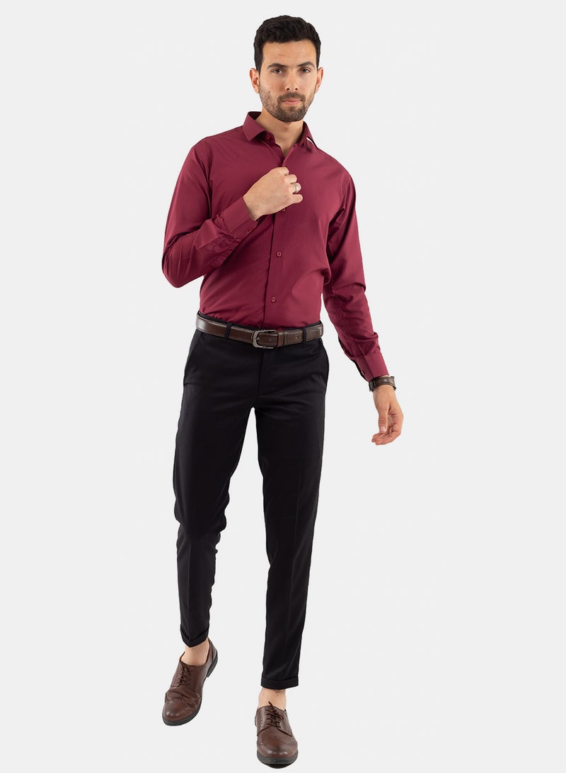 White Eagle Men's Classic Shirt - Burgundy - Image 3
