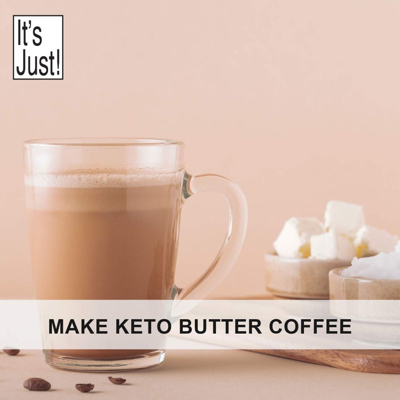 It's Just! It's Just - Grass-Fed Butter Powder, Made from Real Butter, Shelf Stable, Just Add Water, Made in USA, 9oz - Image 5