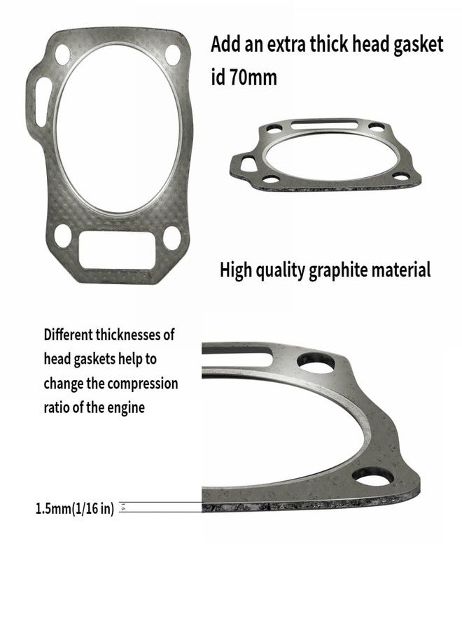 Strongthium 212cc 224cc Hemi Gasket Set Kit for Predator Tillotson Lifan Ducar Locin 210 212 213 224 Mini Bike Go Kart Engine Upgrade Rebuild - Image 4