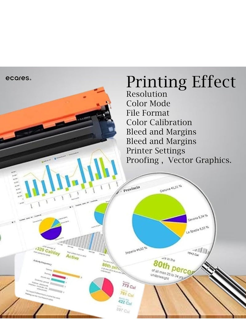 ECARES® 222A Compatible Toner Cartridge Replacement for HP 222A Use for Color LaserJet Pro MFP 3303fdw 3303sdw 3388sdw 3388fdw HP LaserJet Pro 3203 3288 Printer Series(Multicolor) - Image 4