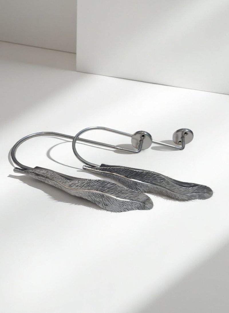 QBAID مساند ستائر عدد 2 – خطافات جدارية لتثبيت الستائر وإضفاء لمسة ديكور أنيقة - Image 5