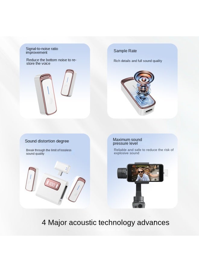 Neutral Sx88 Wireless Lavalier Microphone Manual Noise Reduction Recording Lavalier Microphone - Image 3