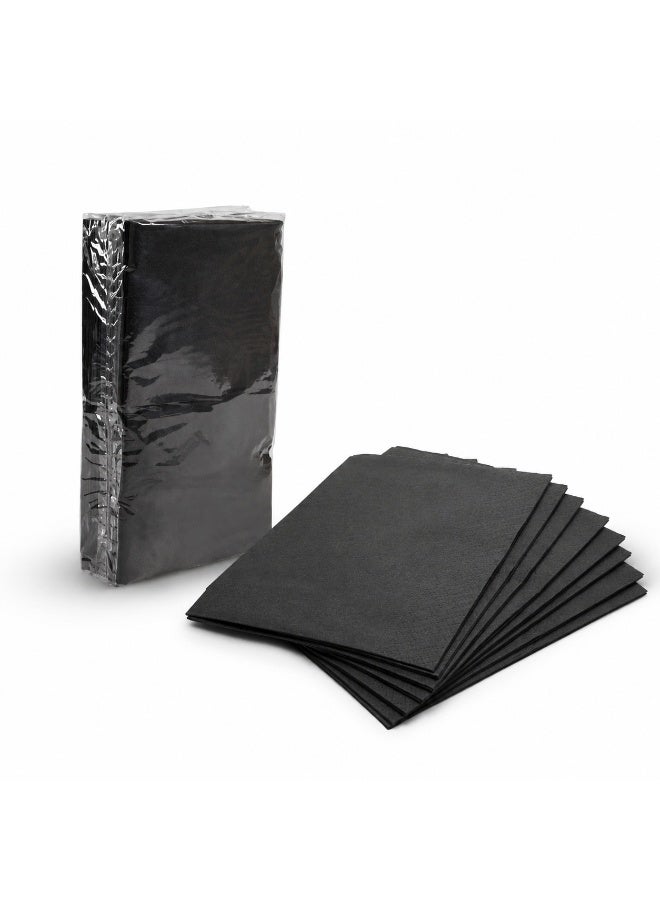 Disposable Plain Table Paper Napkin Black 25 x 25 CM - Image 3