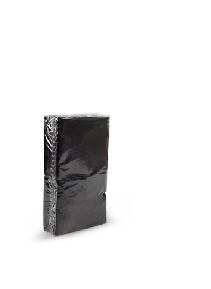 Disposable Plain Table Paper Napkin Black 25 x 25 CM - Image 2