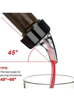 CMGTYYD Pack of 4 2 cl Dosing Bottle Pourers, Dosing Aid Bottle, Pourers Dispenser, Bar Portioner, Pour Spouts Shot, Spirits Dosing Aid, Dosing Aid Pourer for Wine, Liquor, Cocktails  - Image 3