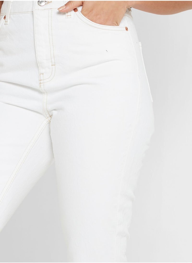 TOPSHOP - High Waist Mom Jeans - Image 1
