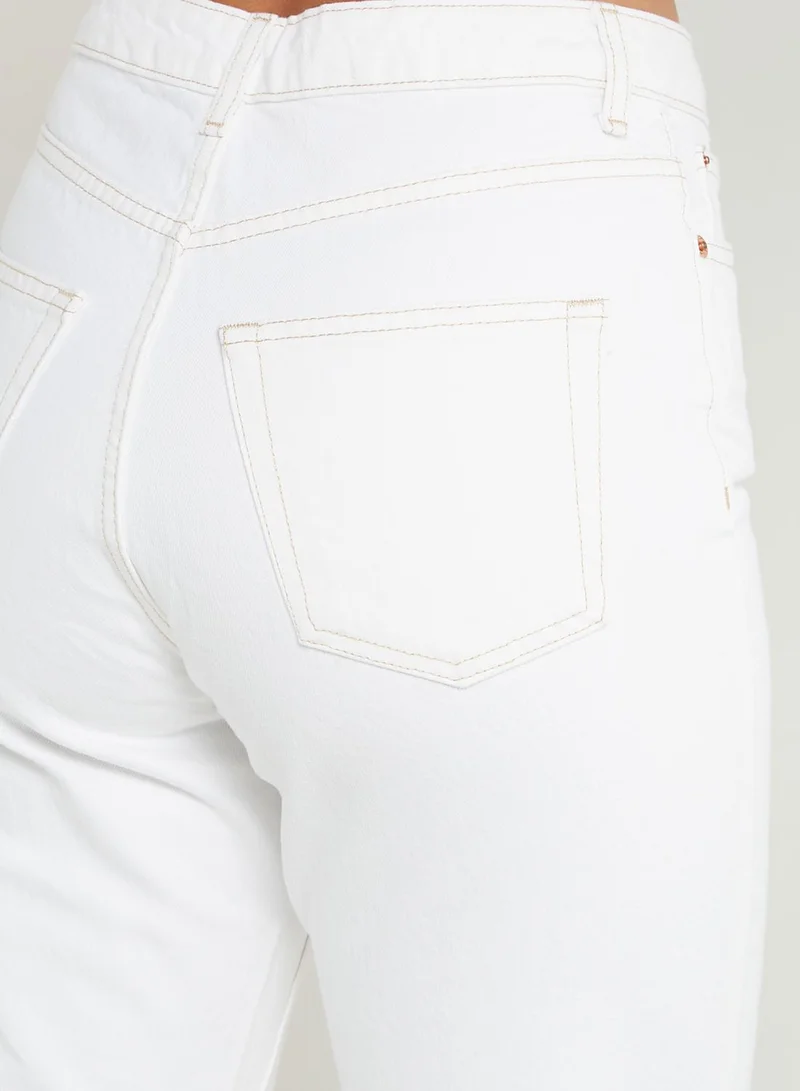 TOPSHOP High Waist Mom Jeans