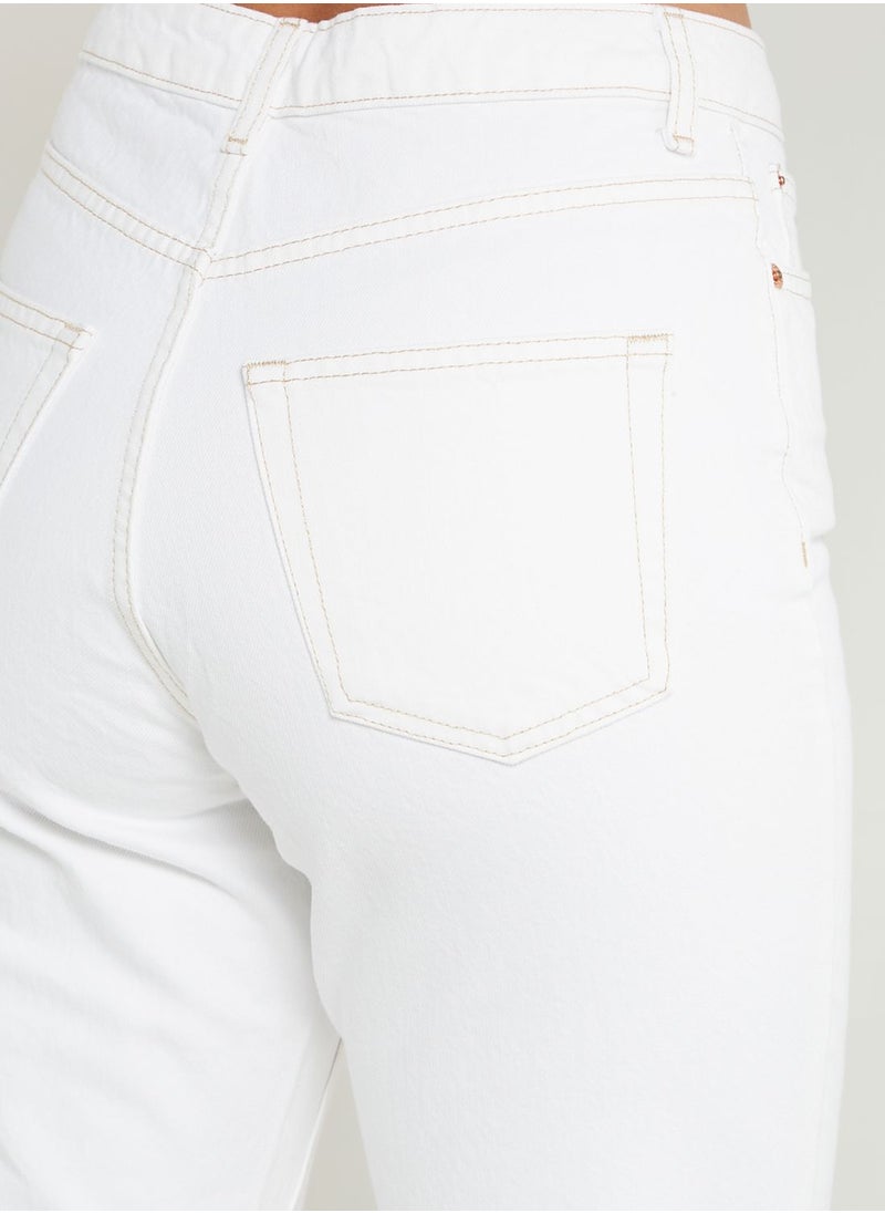 TOPSHOP - High Waist Mom Jeans - Image 1
