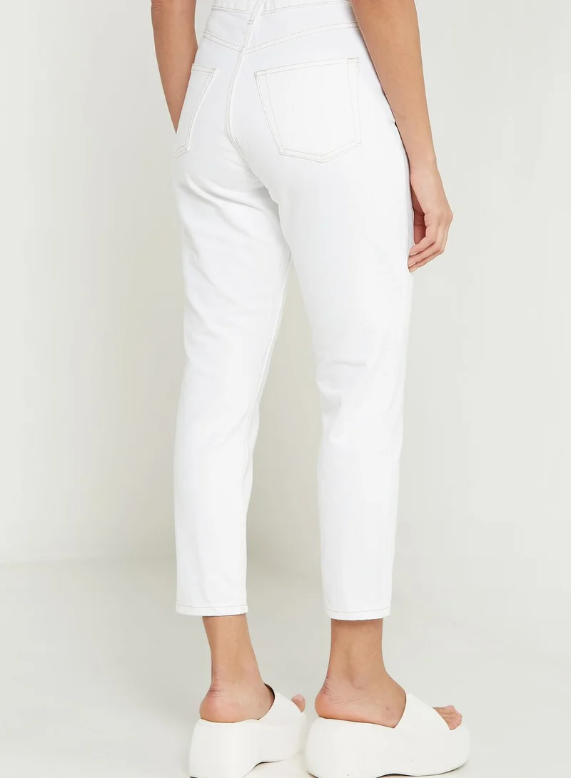 TOPSHOP High Waist Mom Jeans