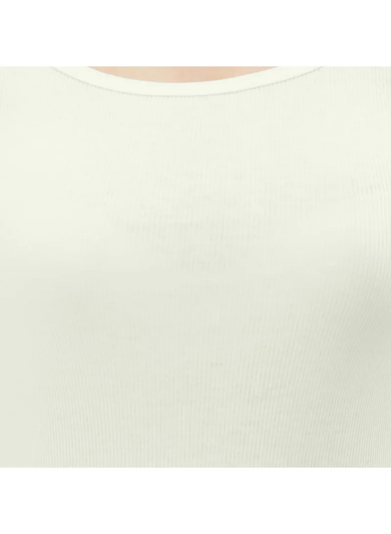 Byc  Womens 100% Combed Cotton Camisole (No-stitch Seamless sides) Vest Tank Top (PACK OF 3) - IVORY for Women | Best Price UAE