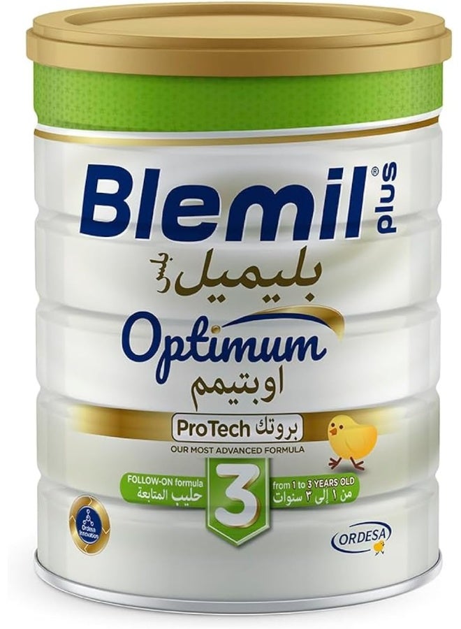 Blemil plus Blemil Plus 3 Optimum ProTech Most Advanced Nutritional Formula for Infant From 1-3 years - 800 g - Image 1