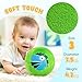 ZOOJOY Soft Balls for Toddlers 13 Silent Indoor Soccer Ball Size 3 Plush Inflatable House Ball for Kids 35 Kickball Toys First Birthday Gifts for Baby Boys Girls Green Dinosaur Pump Include - Image 4