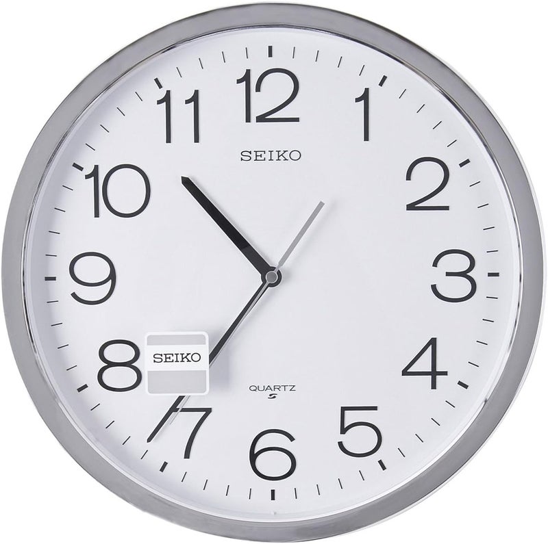 Seiko Analog Wall Clock, Plastic - QXA020SLS - Image 1