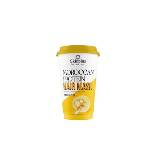 SKINPLUS Professional Lustrous Hair & Strengthens Roots Deep Repair Hair Mask 800 ML (MAROCCAN PROTEIN HAIR MASK) - Image 2