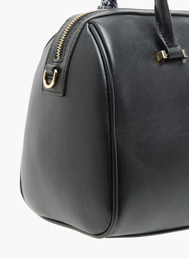 فلورا بيلا من شو إكسبرس Women Pleated Bowler Bag with Zip Closure and Adjustable Shoulder Strap