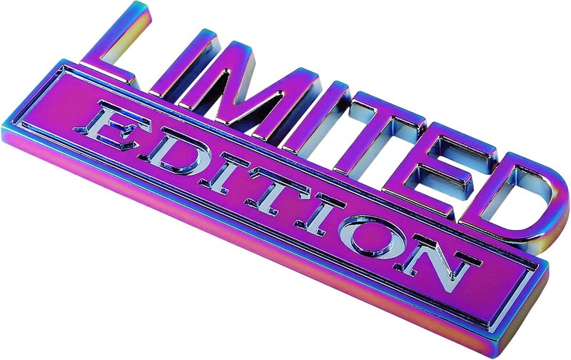 CARRUN Limited Edition Emblem Car Badge 3D Decal Sticker - Electroplated Purple - Image 4