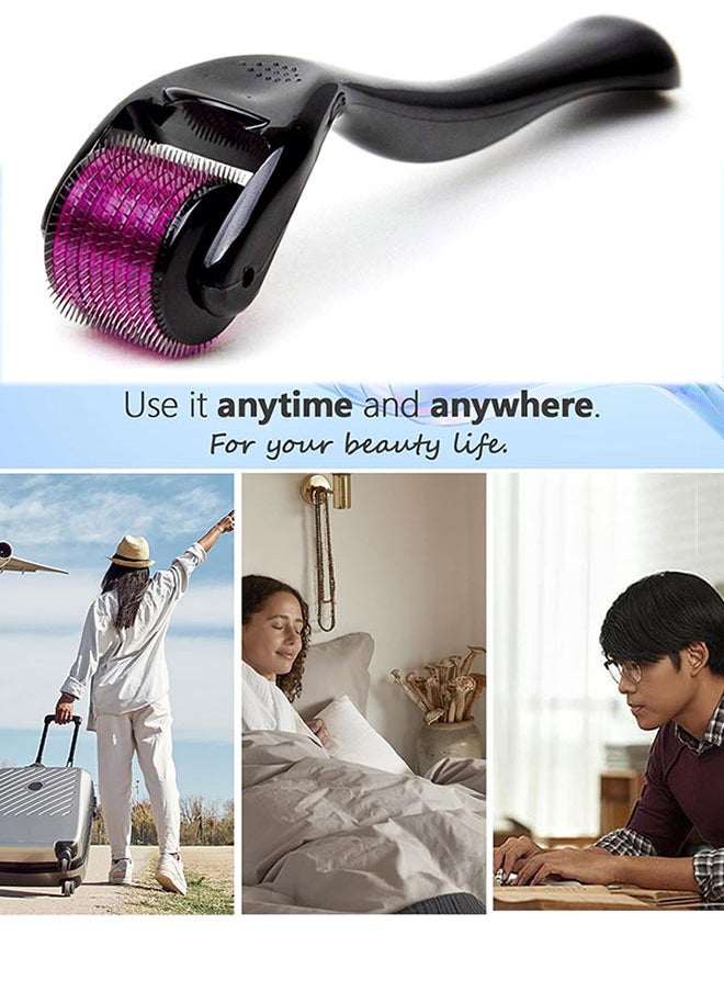 Aluhama Aluhama Micro-Needle Skin Roller Therapy System with 540-Needles for Hair Regrowth and Beard Growth  - Image 4