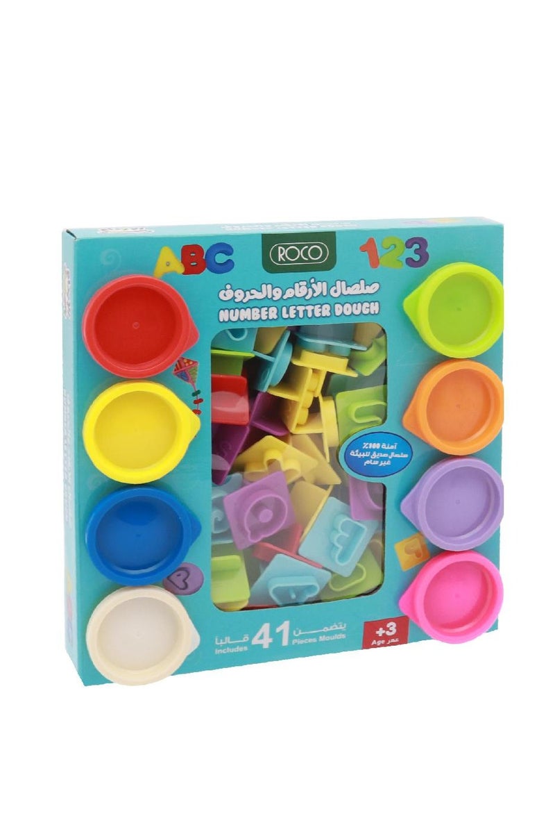 روكو عجينة/صلصال تشكيل الحروف الرقمية الممتعة + ملحق