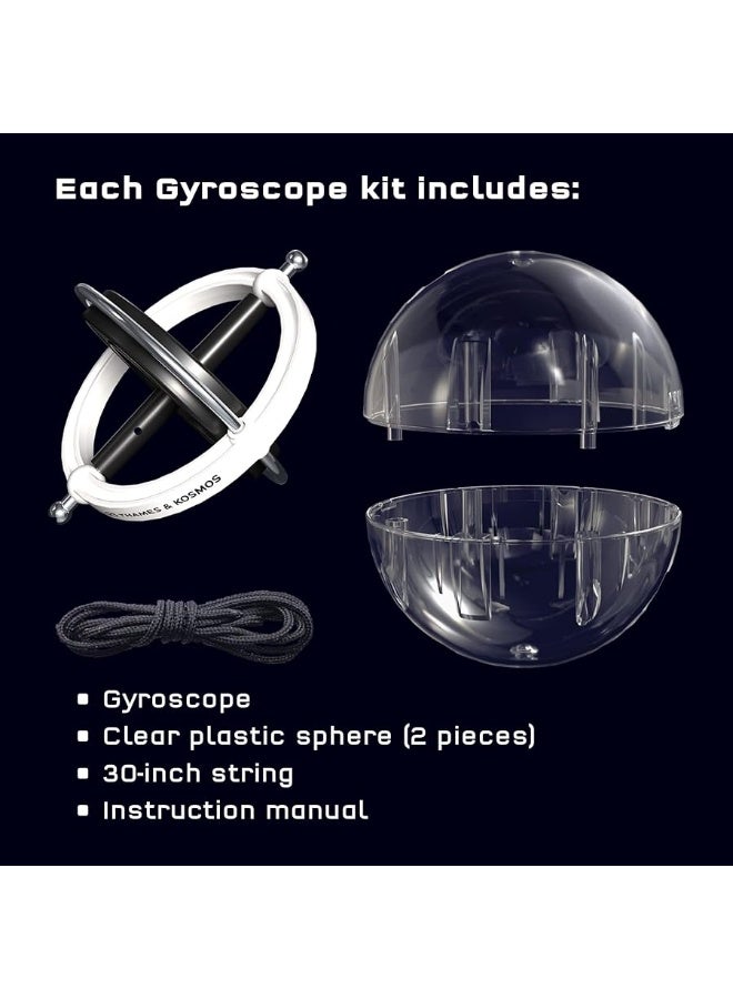 Thames & Kosmos Thames  Kosmos Gyroscope  Perfectly Balanced  Precision Tested  Essential STEM Tool  Classic Scientific Device  Experiments in Physics Forces  Gravity  Nostalgic Spinning Science Toy - Image 1