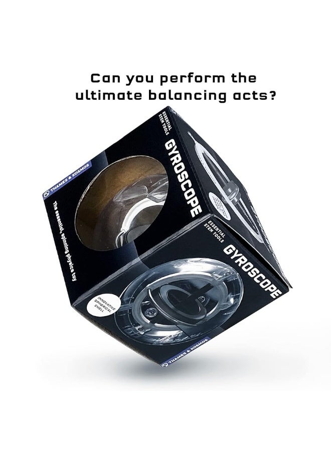 Thames & Kosmos Thames  Kosmos Gyroscope  Perfectly Balanced  Precision Tested  Essential STEM Tool  Classic Scientific Device  Experiments in Physics Forces  Gravity  Nostalgic Spinning Science Toy - Image 5