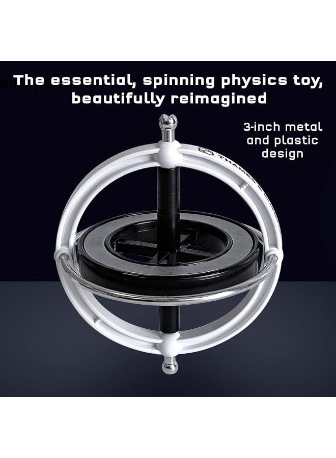 Thames & Kosmos Thames  Kosmos Gyroscope  Perfectly Balanced  Precision Tested  Essential STEM Tool  Classic Scientific Device  Experiments in Physics Forces  Gravity  Nostalgic Spinning Science Toy - Image 3