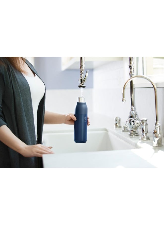 LARQ - Larq Bottle Self Cleaning And Insulated Stainless Steel Water Bottle With Award Winning Design And Uv Water Sanitizer, 25Oz, Obsidian Black - Image 1