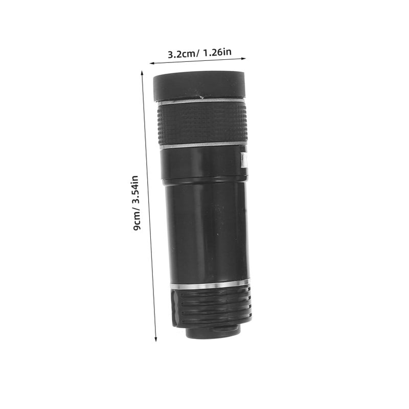 Universal 20X Telephoto Lens For Smartphones High Clarity Monocular Photography Black - Image 3