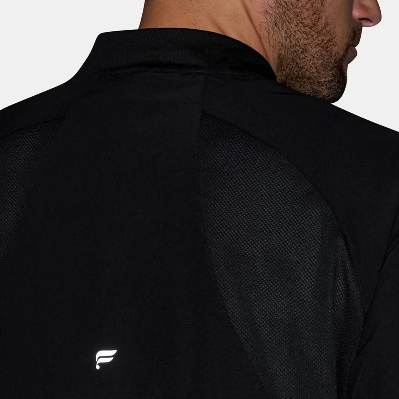 Fabletics Black Men's The O2 Running Jacket for Men | Best Price UAE