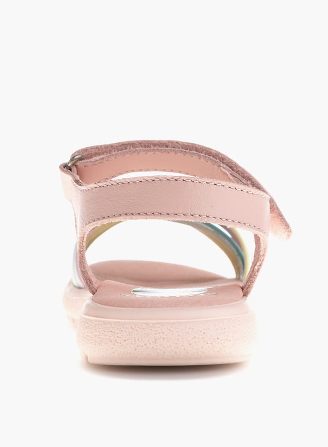 Pablosky Girls Strap Sandals With Hook And Loop Closure  - Image 3