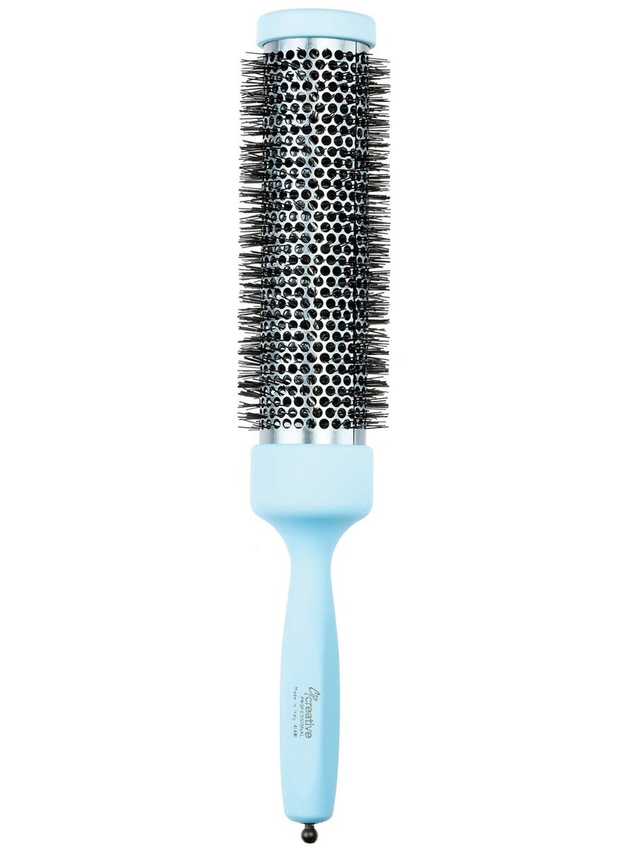 Creative Creative Hair Brushes Italian Azzuro Titanium 7.75" Long Barrel 1" Width 3ME41471 