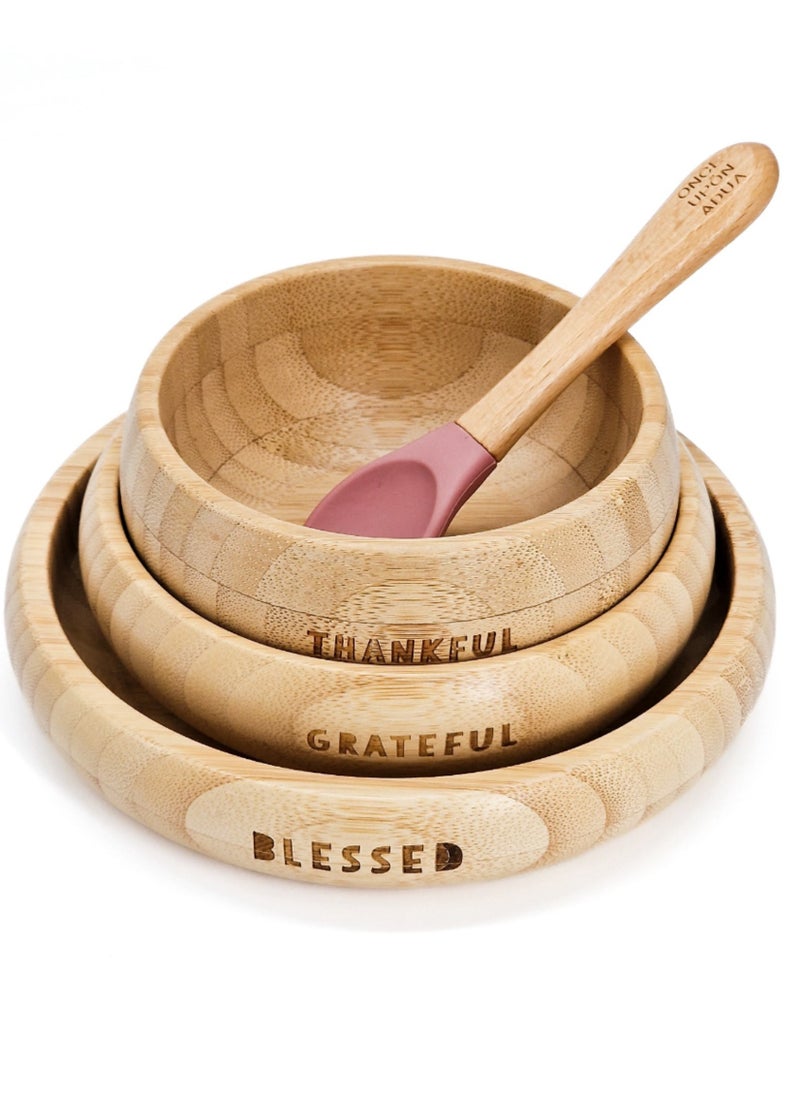 ONCE UPON A DUA My First Breakfast Set (4pc Bamboo Set) - Image 2