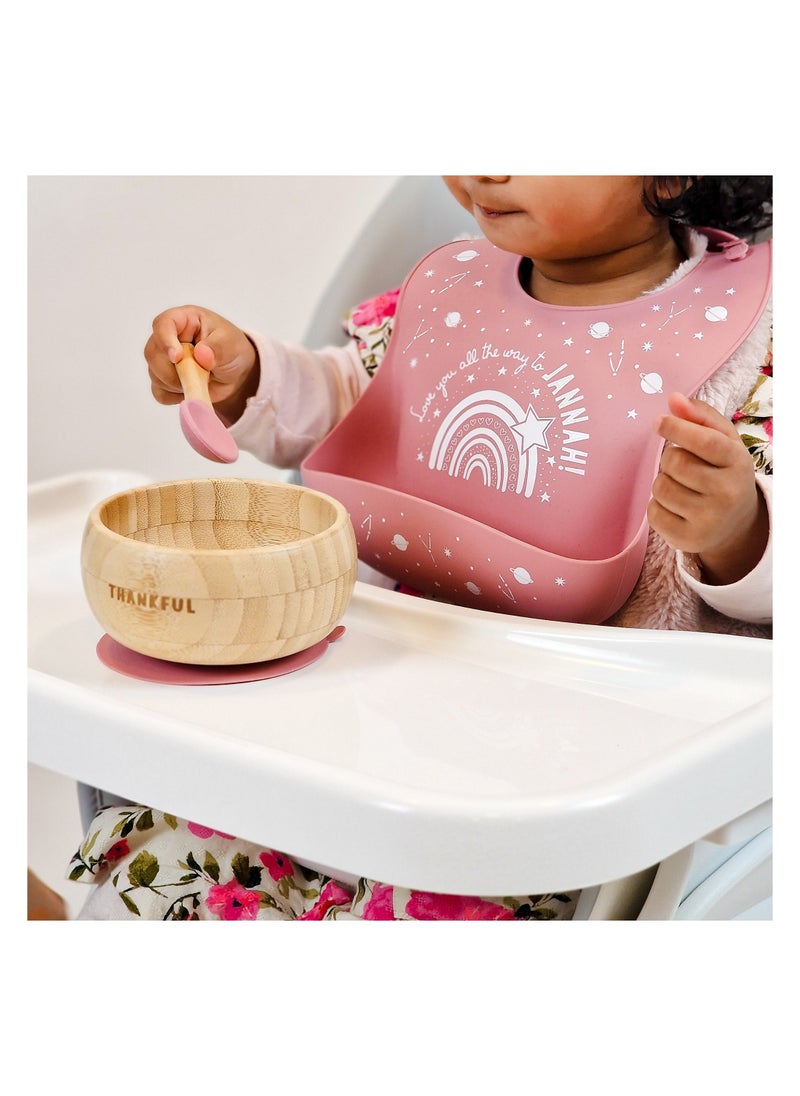 ONCE UPON A DUA My First Breakfast Set (4pc Bamboo Set) - Image 3