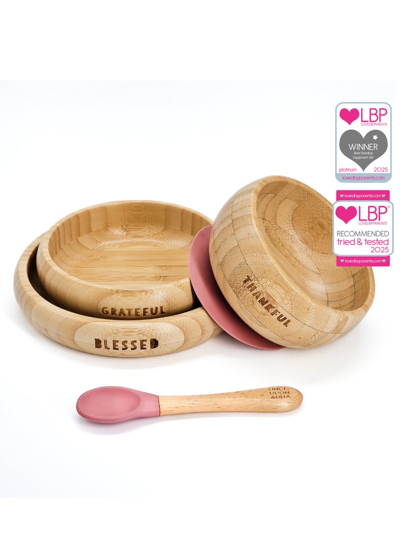 ONCE UPON A DUA My First Breakfast Set (4pc Bamboo Set) - Image 5
