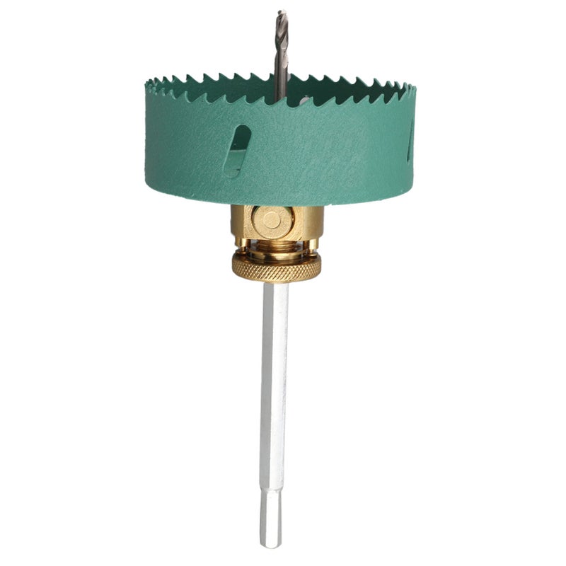 Quick Release Hole Opener 7.5mm Hex Shank Downlight Hole Saw Drill Bit with 125mm Dust Cover for Gypsum Board Ceiling 110mm - Image 3